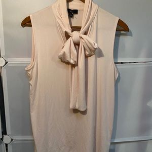 NWT! J.Crew French tie sleeveless blouse in blush